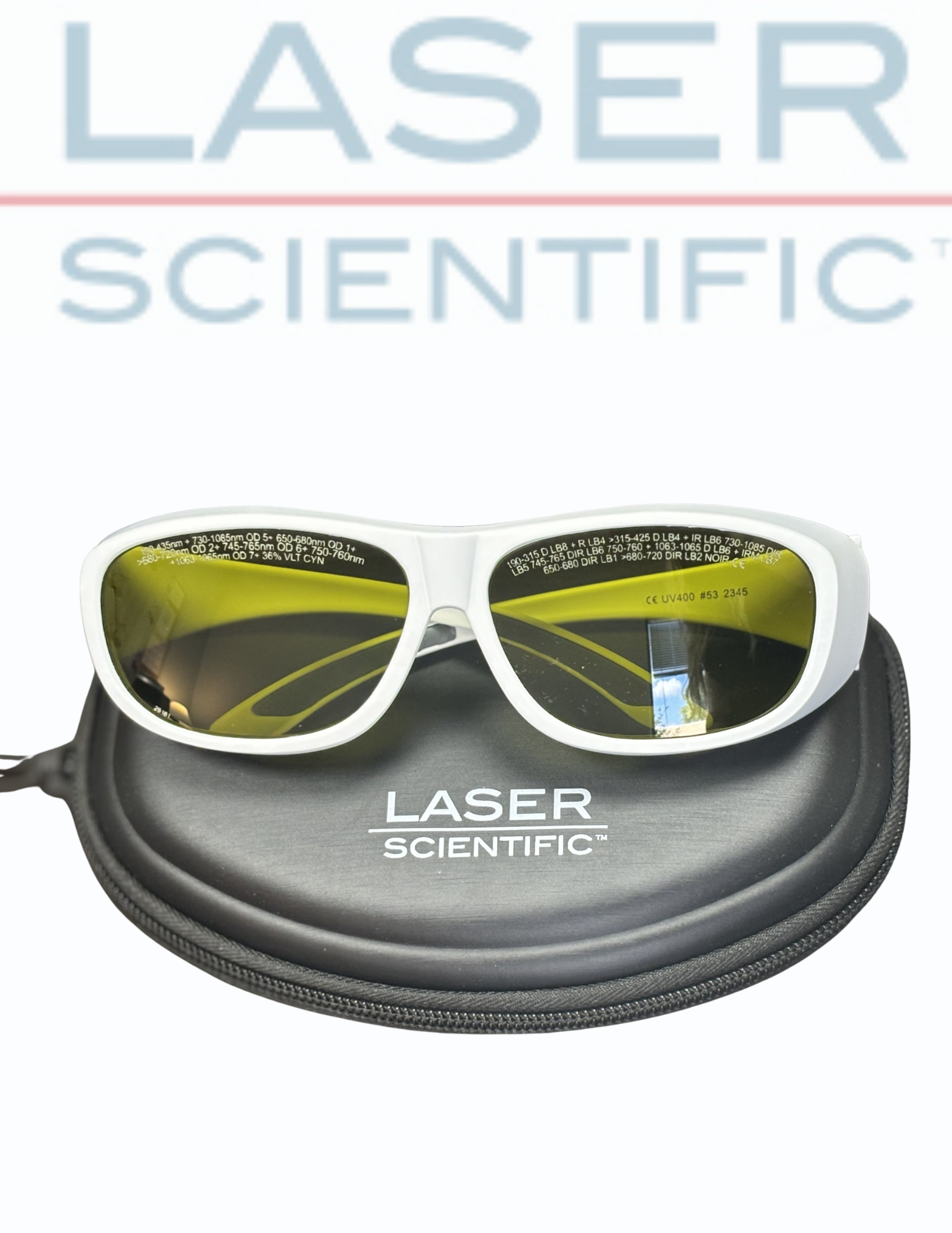 Alex/YAG Safety Eyewear - 755/1064nm (White Frame)